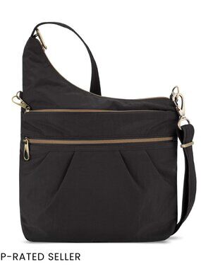 Anti-Theft Crossbody Bag Secure Travel Essential Stylish Nylon Messenger